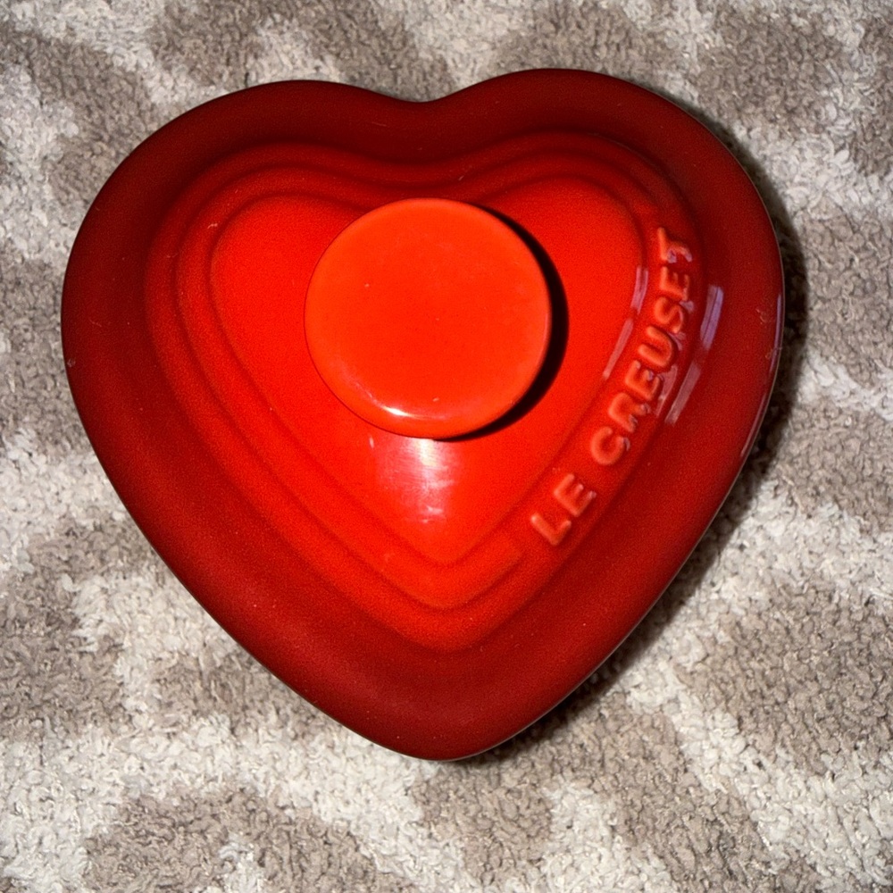 Le Creuset Heart-Shaped Red Cocotte
